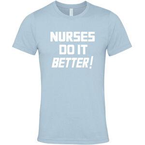 Robert Plant Tričko Nurses Do It Better Modrá M
