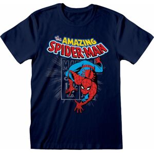 Spiderman Tričko Amazing Spider Man Modrá 2XL