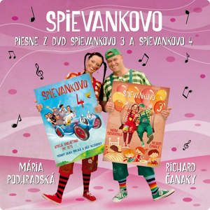Spievankovo Piesne z DVD Spievankovo 3 a 4 (M. Podhradská, R. Čanaky) Hudobné CD