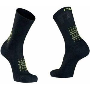 Northwave Fast Winter High Sock Black/Yellow Fluo M Cyklo ponožky