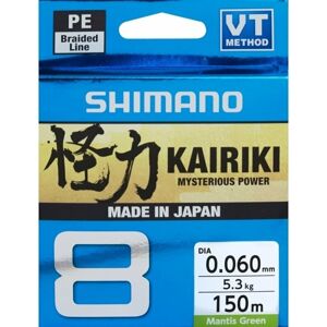 Shimano Fishing Kairiki 8 Mantis Green 0,13 mm 8,2 kg 150 m