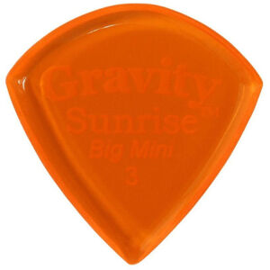 Gravity Picks GSUB3P Sunrise Big Mini 3.0mm Polished Orange