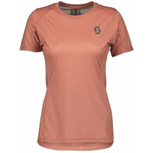 Scott Trail Run SS Womens Shirt Crystal Pink L Bežecké tričko s krátkym rukávom