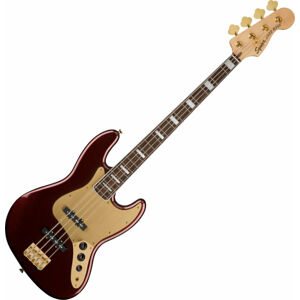 Fender Squier 40th Anniversary Jazz Bass Gold Edition LRL Red Metallic