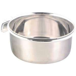 Trixie Stainless Steel Bowl With Holder For Screw Fixing Miska na vodu 12 cm 600 ml