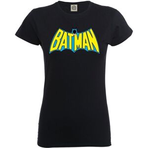 Batman Tričko Retro Logo XL Black