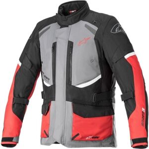Alpinestars Andes V3 Drystar Jacket Dark Gray/Black/Bright Red L Textilná bunda