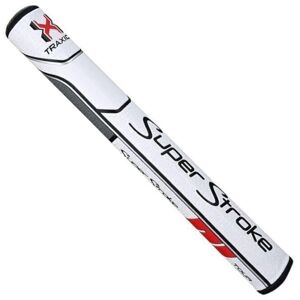 Superstroke Traxion Tour XL+ 3.0 Putter Grip White/Red/Grey