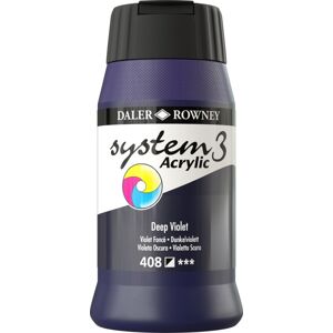 Daler Rowney System3 Akrylová farba 500 ml Deep Violet