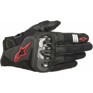 Alpinestars SMX-1 Air V2 Gloves Black/Red Fluorescent M Rukavice