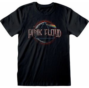 Pink Floyd Tričko Dark Side Circle Čierna 2XL
