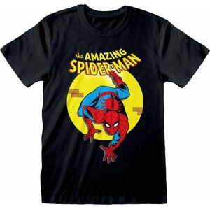 Spiderman Tričko Amazing Spider Man Comic Čierna XL