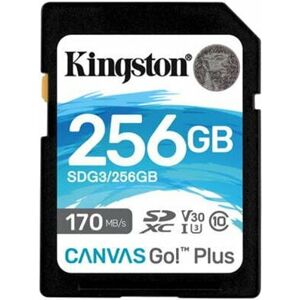 Kingston 256GB SDXC Canvas Go! Plus CL10 U3 V30 SDG3/256GB