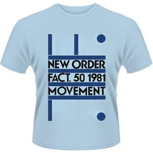 New Order Tričko Movement Modrá S