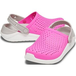 Crocs Kids' LiteRide Clog Electric Pink/White 29-30