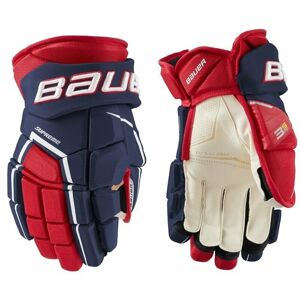 Bauer Hokejové rukavice S21 Supreme 3S Pro INT 12 Navy/Red