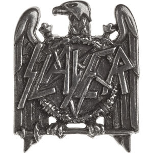 Slayer Eagle Pin Badge Odznak Šedá Hudobné odznaky