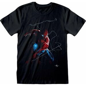 Spiderman Tričko Spidey Art Čierna 2XL