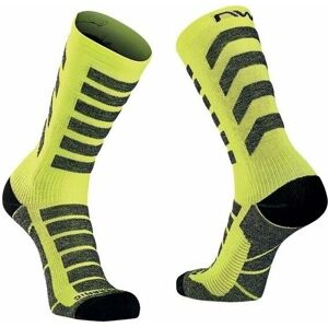 Northwave Husky Ceramic High Sock Yellow Fluo S Cyklo ponožky