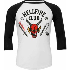 Stranger Things Tričko Hellfire Club Crest XL White