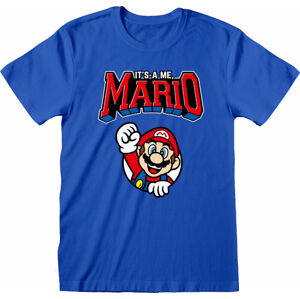 Super Mario Tričko Varsity Modrá S