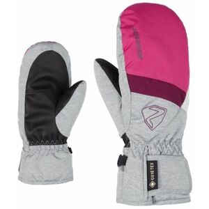 Ziener Levin GTX Pop Pink/Light Melange 5 Lyžiarske rukavice