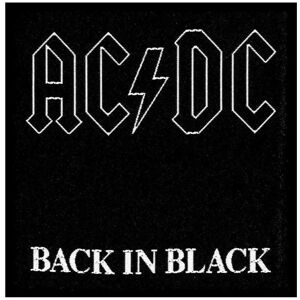 AC/DC Back in Black Nášivka Čierna