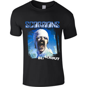 Scorpions Tričko Black Out 11 - 12 rokov Čierna