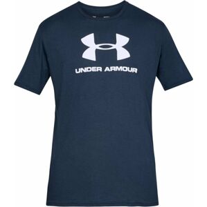 Under Armour Men's UA Sportstyle Logo Short Sleeve Academy/White L