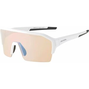 Alpina Ram HR Q-Lite V White Matt/Blue Cyklistické okuliare