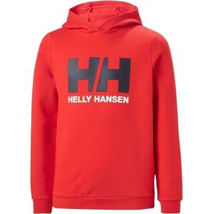 Helly Hansen JR HH Logo Hoodie Alert Red 140/10