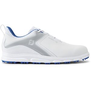 Footjoy Superlites Mens Golf Shoes White/Grey/Blue US 7,5