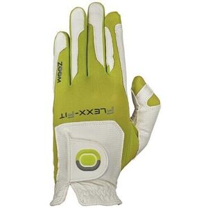 Zoom Gloves Weather Womens Golf Glove White/Lime Left Hand for Right Handed Golfers