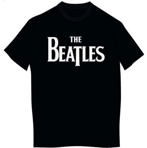 The Beatles Tričko Drop T Logo Black 11 - 12 rokov