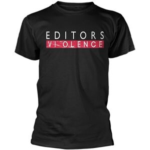 Editors Tričko Violence Čierna M