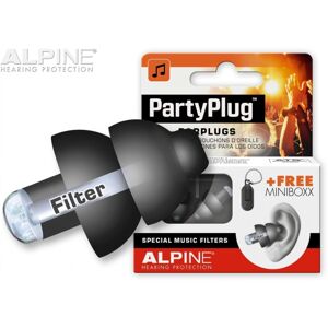 Alpine Party Plug Ochrana sluchu Čierna