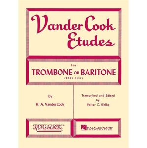 Hal Leonard Vandercook Etudes for Trombone or Baritone Barytón-Trombón