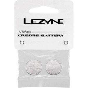 Lezyne CR 2032 Battery 2 Pack Silver