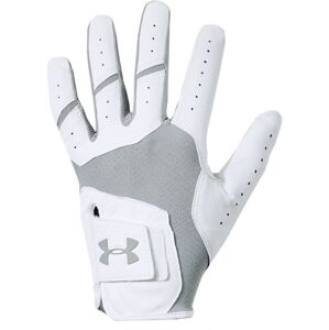 Under Armour Iso-Chill Mens Golf Glove White/Grey Left Hand for Right Handed Golfers ML