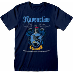 Harry Potter Tričko Ravenclaw Blue Crest Modrá XL