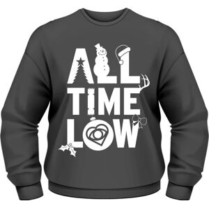 All Time Low Mikina Christmas Logo Čierna S