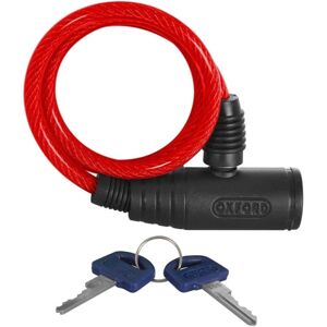 Oxford Bumper Cable Lock 600x6mm Red