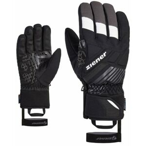 Ziener Genrix AS® AW Black 10 Lyžiarske rukavice