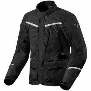Rev'it! Jacket Voltiac 3 H2O Black/Silver 4XL Textilná bunda