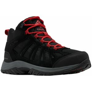 Columbia Pánske outdoorové topánky Men's Redmond III Mid Waterproof Shoe Black/Mountain Red 41,5