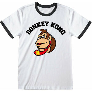 Nintendo Donkey Kong Tričko Donkey Kong Circle Biela-Čierna XL
