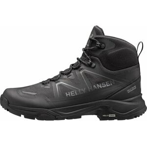 Helly Hansen Pánske outdoorové topánky Men's Cascade Mid-Height Hiking Shoes Black/New Light Grey 46