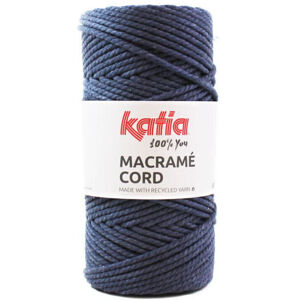 Katia Macrame Cord 5 mm 106 Dark Jeans