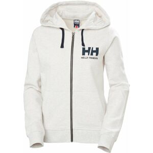 Helly Hansen Women's HH Logo Full Zip Hoodie Nimbus Cloud Melange S