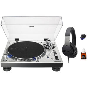 Audio-Technica Bedroom DJ Promo Silver SET Strieborná DJ Gramofón